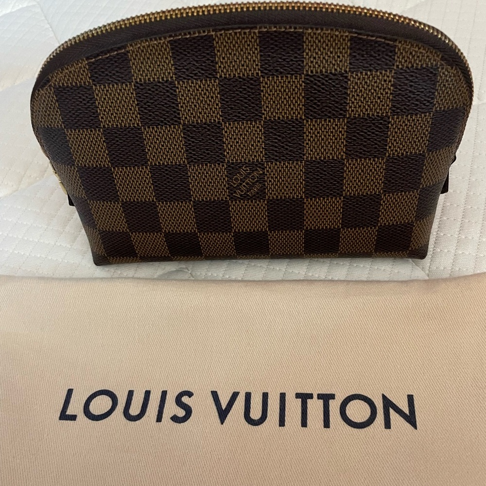 Louis Vuitton Damier Ebene Cosmetic Pouch
